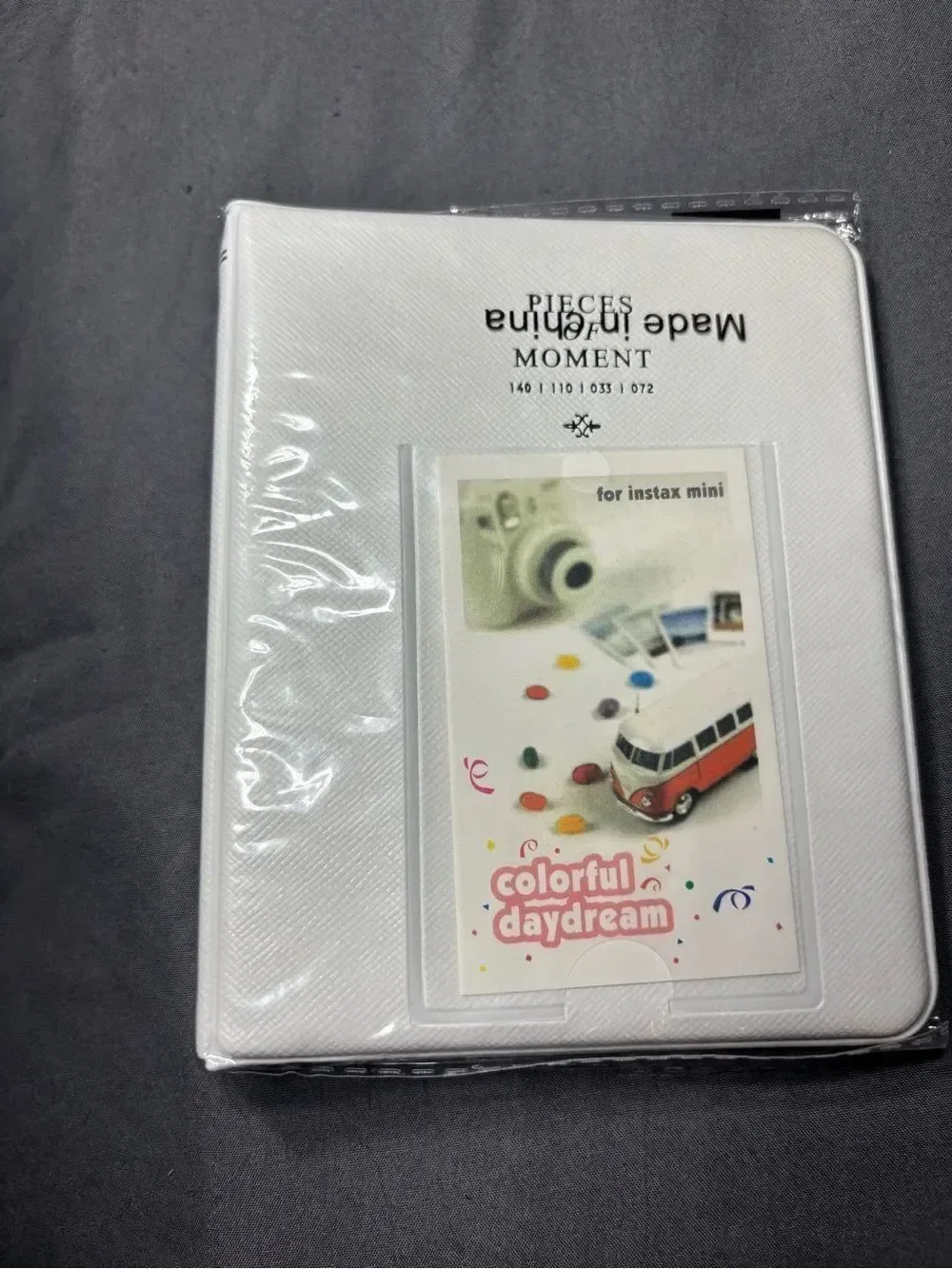 New White Mini Camera Bag / Case with Strap Polaroid Accessory Set